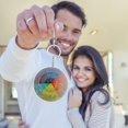 thumbnail image 4 of Porte-Clés porte-clés Double Impression Expressions Riches Mots Surface Lisse Suspendu Portable Décorer Couleurs Vives Sentiments Roue Double Face Porte-Clés Sac Décor, 4 of 6
