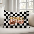 thumbnail image 6 of Creative Products Spooky Season Check Pattern 14 x 20 Spun Poly Pillow, 6 of 9