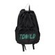 thumbnail image 1 of Mochila con cordón, bolsa de nailon informal con bolsillos, portátil, para playa Negro, 1 of 8