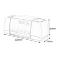 thumbnail image 3 of Soporte multifuncional para cepillos de dientes y accesorios de baño, color blanco, 3 of 5