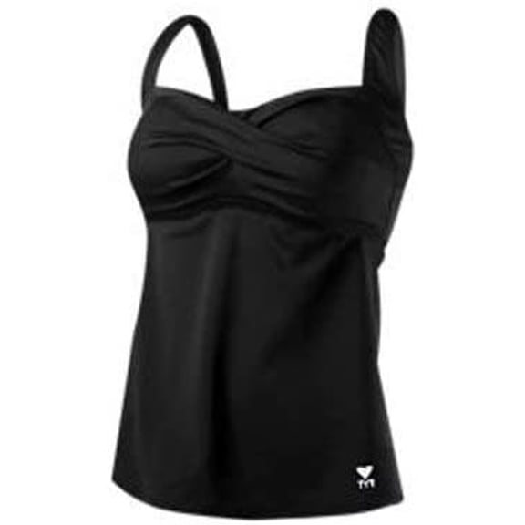 Tyr Solid Durafast Elite Plus Size Twisted Bra Tankini Top Female