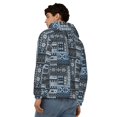 thumbnail image 4 of Naloa Snowflake Vintage Pattern Men’s Hoodies, Zip up Hoodie, Sweatshirts,Hoodies for Men Sizes S-3XL-3X-Large, 4 of 5