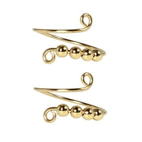 BNNG Knitting Crochet Loop Ring for Fingers, Adjustable Crochet Tension Ring, Metal Open Yarn Guide Finger Holders, Knitting Thimbles for Crochet