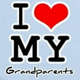 thumbnail image 2 of CafePress - I Love My Grandparents Infant Bodysuit - Baby Light Bodysuit, Size Newborn - 24 Months, 2 of 4