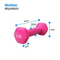 thumbnail image 2 of Par de Mancuernas Vinyl Tayga 1 Lb, 2 of 6