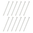 thumbnail image 1 of Uxcell 12 Paquete de Clavos para Cubierta de Cerca, 6 Pulgadas Clavo en Espiral de Acero Inoxidable 304 para Reparación de Suelos de Casa, Carpintería de Madera, Plata, 1 of 6