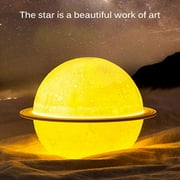 Moon Lamp Humidifier, 2 in 1 Moon Night Light & Humidifiers with USB Recharge, 3 Colors 3D LED Moon Light with Stand, Kids Friend Lover Birthday Gift Bedroom Home Decor 330ml