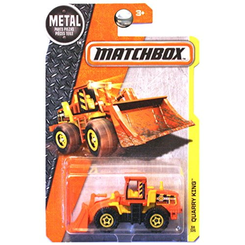 Matchbox 2016 Matchbox MBX Construction Carrier King Chargeuse sur Pneus 58/125, Orange