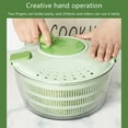 thumbnail image 5 of Yooshoverk Collapsible Salad Spinner & Vegetable Dryer - Dual Bowl Wash/Drain for Greens, Berries - Hand Crank, Compact Storage - Kitchen Fruit Basket Organizer, 5 of 9