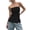 Black, variant on Strapless Tube Tops for Women Going Out Bandeau Top Off Shoulder Side Split Summer Bustier Tops Color L