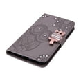 thumbnail image 3 of Feishell Samsung Note 20 Ultra Case Owl Pattern Glitter Sparkly Gems Shockproof PU Leather Wallet Cover Flip Stand Card Slots Magnetic Diamond Bling Case for Samsung Galaxy Note 20 Ultra, Gray, 3 of 7
