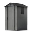thumbnail image 3 of Patiowell 4'x4' Resin Shed for Outdoor, Garden Tool Storage with Design of Lockable Doors, 3 of 8