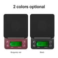 thumbnail image 2 of Digital Kitchen Scale Food Scale Coffee Scale with Timer and Tare 3kg0.1g Accurate Electric Kitchen Scale with Large LCD 5 Units, 2 of 7