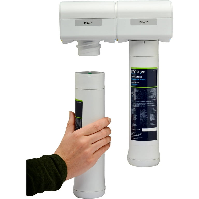 No Mess Dual Stage Drinking Water Filter System No Mess Dual Stage Drinking Water Filter System