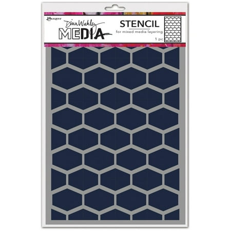 UPC: 0789541077688 | Dina Wakley Media Stencils 9 X6 -Lattice