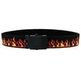 thumbnail image 2 of Flame Adjustable Canvas Military Web Belt With Metal Buckle 32 to 72, 2 of 3