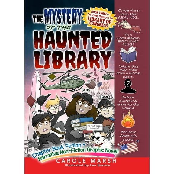 The Mystery of the Haunted Library The Creepy Mystery at the Library of Congress, (Paperback)