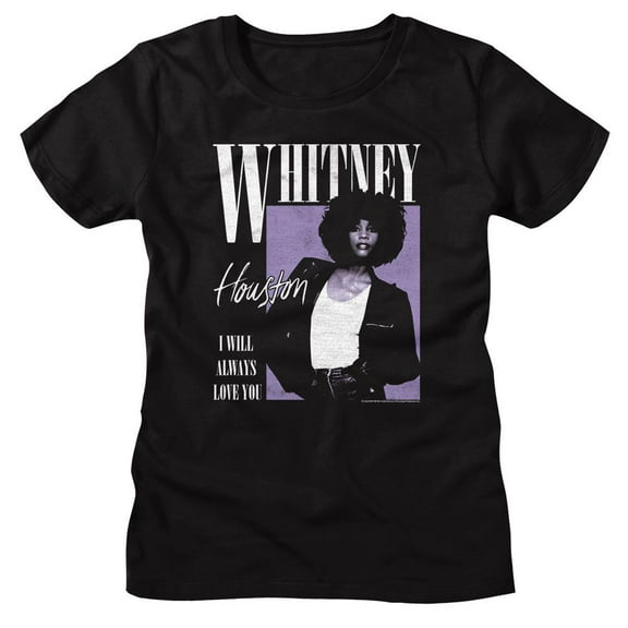 Whitney Houston Always Love You Black Women's T-Shirt