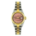 thumbnail image 1 of Pre-Owned Rolex Datejust 26MM 69173 Everose Diamond Dial Fluted Bezel Two Tone Yellow Gold Jubilee Bracelet, 1 of 6