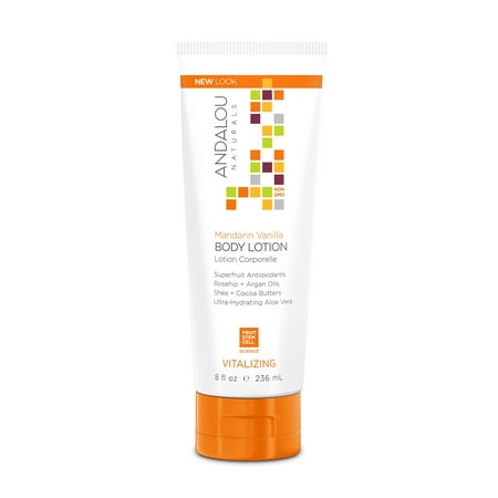 Natural Vanilla Creme - Andalou Naturals Vitalizing Body Lotion, Mandarin Vanilla, 8 Oz