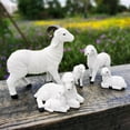 thumbnail image 3 of Gazechimp Resin Figurine Decoration for Backyard Lamb Ornament, 3 of 8