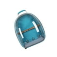 thumbnail image 2 of Maoww Bird Carrier Cage Shoulder Bag Pet Parrot Travel Clear Backpack Light Blue, 2 of 7
