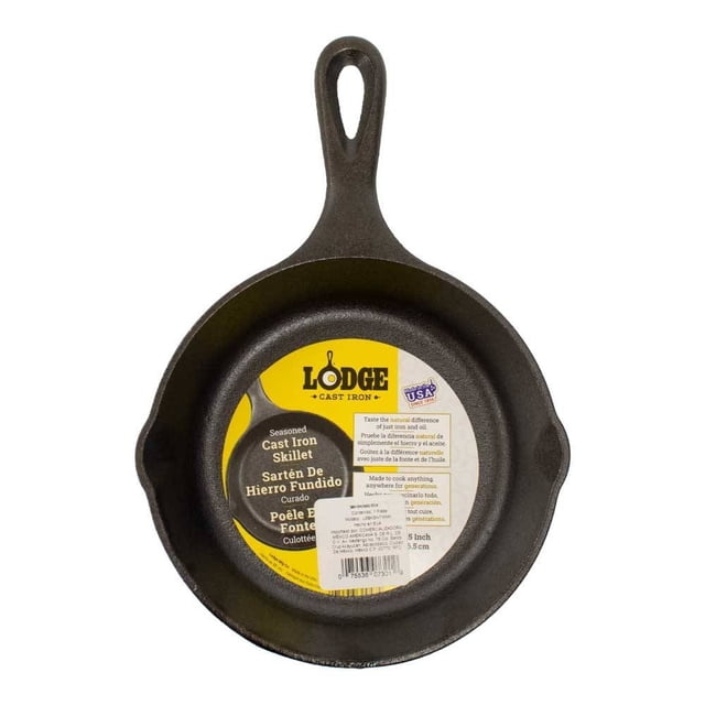 Sartén Lodge de Hierro Fundido Diseño Circular 16.5 cm