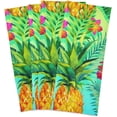 thumbnail image 2 of Kitchen Towels Beautiful Pineapple Pattern Cleaning Towel Absorbent Hand Towels Tea Towels for Home Restaurant Dish Clean 28" x 18", 6PCS, 2 of 7