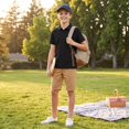 thumbnail image 3 of Boys Short Sleeve Polo Shirt Kids Collared School Uniform Top Button Placket Classic Fit Summer Polo, 3 of 6