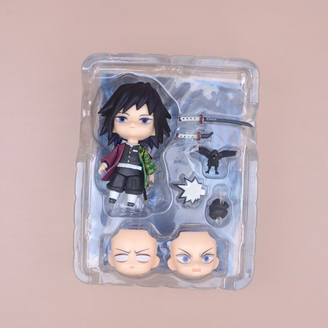 Figuras de acción de Demon Slayer, Kyoujurou, Kimetsu No Yaiba, Tanjirou, Nezuko, Giyuu, Zenitsu, Kawaii, Figma, regalos de estatuilla Fivean unisex