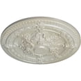 thumbnail image 3 of Ekena Millwork 26"OD x 3"P Vincent Ceiling Medallion (Fits Canopies up to 6"), Hand-Painted Flash Blue, 3 of 5