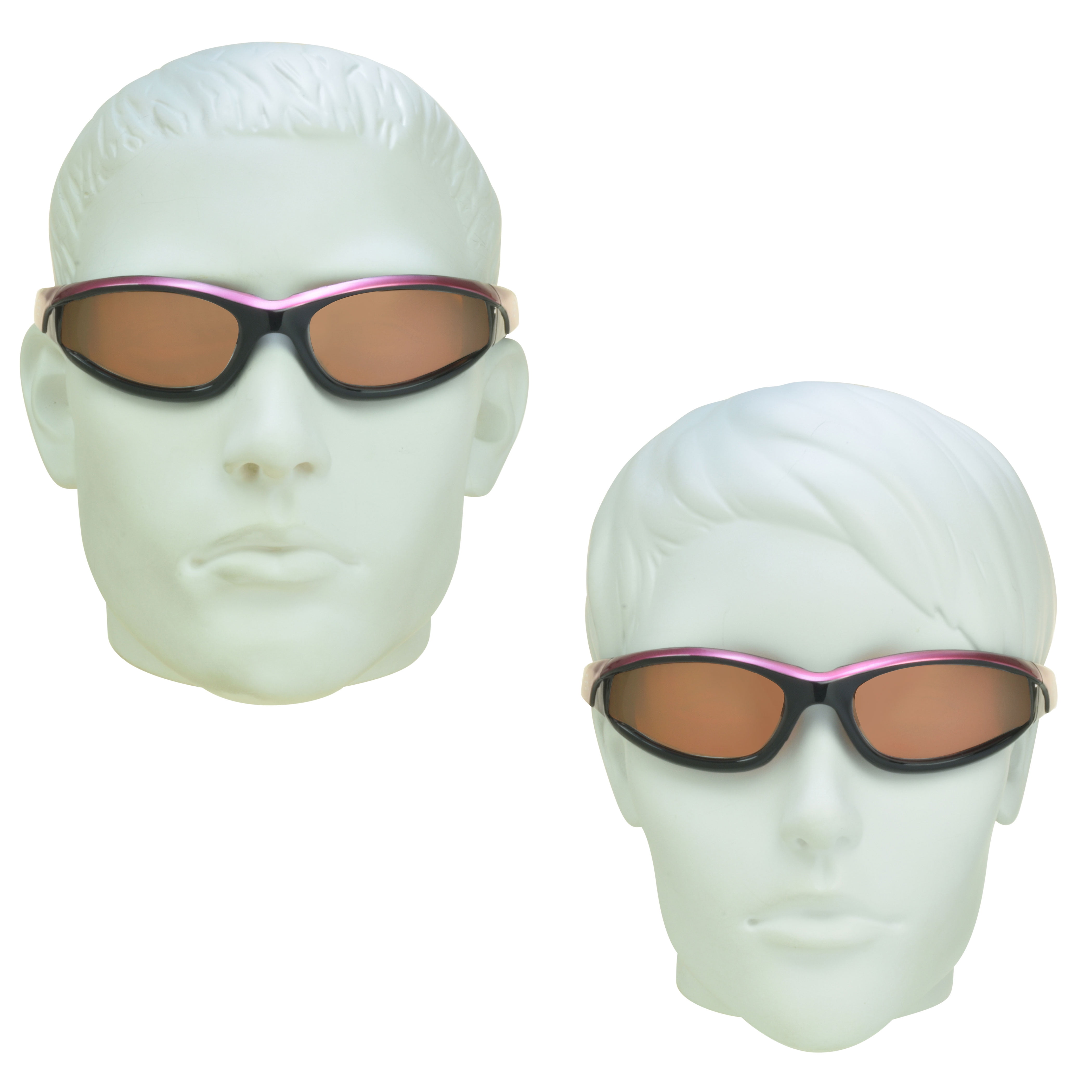 Bikershades Motorcycle Biker Safety Glasses Pink Women HD & Clear
