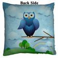 thumbnail image 2 of PKQWTM Owl on sky Reversible Mermaid Cushion Cover Home Decor Sequin Pillow Case Size 18x18 inches, 2 of 2