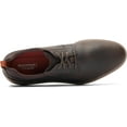 thumbnail image 3 of Rockport  Total Motion City Plain Toe Men's Dark Brown Sneakers 7.5W, 3 of 4