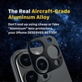 thumbnail image 2 of iPhone 13 Camera Lens Protector - Aircraft-Grade Aluminum Alloy 6.1" iPhone 13 Pro Camera Lens Protector & 6.7" iPhone 13 Pro Max Camera Lens Protector (LenShield for 3 Lens, Black), 2 of 5