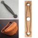 thumbnail image 5 of Troqueles de material cuero de bolsa en apariencia de troquelado de Troqueladora de material cuero de material cuero Herramienta de artesanía en cuero 260mm Macarena Muere de corte, 5 of 7