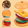 thumbnail image 2 of Hamburguesa Montessori de madera Pajojoqa, de juguete apilable, para 2 o 3 años, 2 of 8