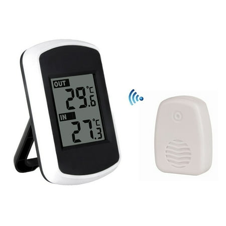 

Etereauty Temperature Digital LCD Indoor/Outdoor Thermometer Hygrometer