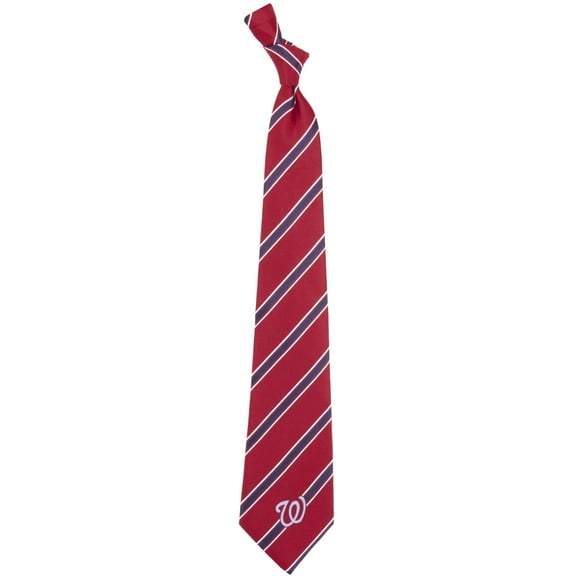 Men's Washington Nationals Woven Checkered Tie