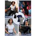 thumbnail image 5 of Raxilon 4 Pack Woman's Short Sleeve Athletic Shirts Workout Undershirt Dry Fit T-Shirt for Gym Running Tops, 5 of 7