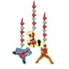 Power Rangers 'Red Ranger' Hanging Swirl Decorations (3ct)