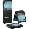 thumbnail image 1 of wonima11 Asuwish Case for Motorola Razr Plus 2023/Moto Razr 40 Ultra - Dual Layer Protection, Retractable Hinge, Soft Link Belt - Black, 1 of 1