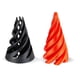 thumbnail image 5 of Juguete Espiral Impreso en 3D Que Pasa A Través Del Escritorio Pirámide ( ) Naranja, 5 of 5