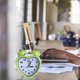 thumbnail image 5 of Heart Shape Bell Alarm Clock No Ticking Silent Night Light For Time Clocks For Kids Girls Bedroom Sn, 5 of 5