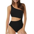 thumbnail image 1 of Traje de Baño con Falda Inferior Conservador Color Sólido Traje de Baño, 2025 Primavera Moda Dividida Conjunto Conjunto, 1 of 4