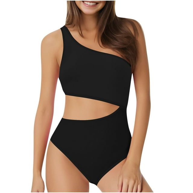 Traje de Baño con Falda Inferior Conservador Color Sólido Traje de Baño, 2025 Primavera Moda Dividida Conjunto Conjunto