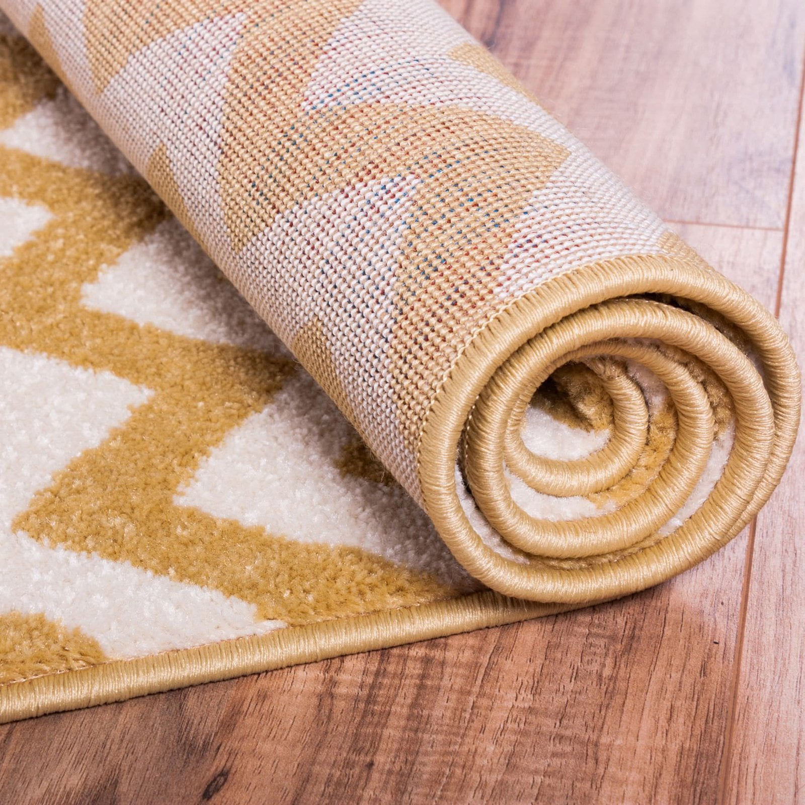 Well Woven Sydney Eli Chevron Rust Modern Geometric Lines Zig Zag 2'3" x 7'3" Runner Rug