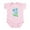 Petal Pink, variant on CafePress - Lucky Dog Infant Bodysuit - Baby Light Bodysuit, Size Newborn - 24 Months
