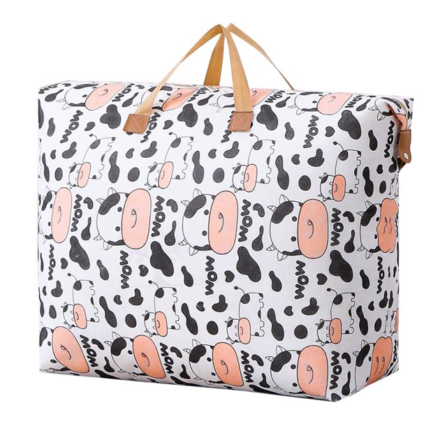 Artículos en liquidación de JINESXIAO Ventas de hoy Lindo bolso de edredón con estampado de vaca para mudanzas y viajes y
