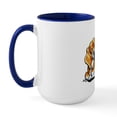 thumbnail image 2 of CafePress - 3 Beagles Mugs - 15 oz Ceramic Large White Novelty Mug, 2 of 4
